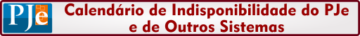 botao Calendario de Indisponibilidade