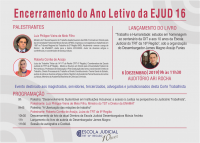 EJUD16 realiza encerramento do ano letivo no dia 6 de dezembro