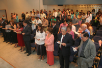 Culto em Ação de Graças dá  início à programação de posse dos novos dirigentes 