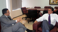 Presidente do TRT recebe visita do procurador geral do Estado