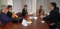 Presidente do TRT recebe visita do MPT e de representantes de cooperativa  