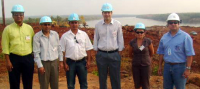 Luiz Sales (E), Leonildo Santos, Paulo Sérgio Almeida, juiz Jaime Araújo, Celma de Fátima e César Macau
