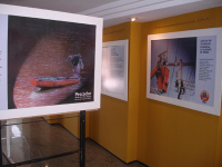 A exposição fica em cartaz até sexta-feira, dia 14
