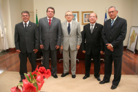 José Evandro, Gerson de Oliveira, Jackson Lago, Inácio Araújo e Luiz Cosmo