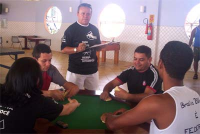 Atividades esportivas realizadas na Semana do Servidor, em 2006, no Sesc do Olho d´Água 