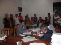 Reclamantes e advogados participam de audiências em Amarante do Maranhão