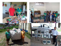 Doações foram entegues  ao Centro de Reciclagem, Impur, Ascamar e escola São José Operário 