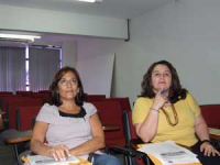 Diretora de Jornalismo da Tv Difusora, Marília Sffeir, e diretora de criação do Departamento de Marketing do Sistema Mirante, Simone Gratz
