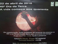          TRT-MA celebra 40º Dia da Terra 