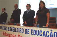 Presidente do TRT-MA , desa. Márcia Andrea, faz a abertura do CONECJUS