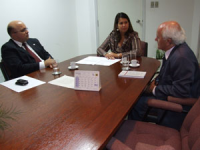 Desembargadora Márcia Andrea recebe representantes da OAB-MA