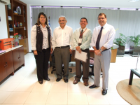 Presidente Márcia Andrea, Josemil Gedeon, José Chagas Júnior e Sérgio Araújo