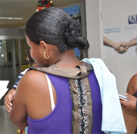 R.J.F.P, com o filho de 6 meses,  fez acordo na audiência desta 2ª feira e começa a receber seu pagamento amanhã (30)  