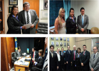 Presidente do TRT-MA reúne com líderes na Câmara sobre projeto de lei que cria VTs para o Maranhão