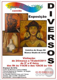 Espaço de Arte do TRT-MA recebe a  exposição “Diversos”