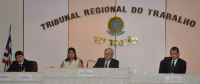 Procurador Maurício Pessoa,  Desa, Márcia Andrea Farias, ministro Barros Levenhagen e o secretário da Corregedoria, Adlei  Carvalho