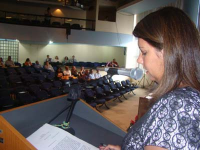 Desa. Márcia Andrea Farias destacou premiações e projetos realizados