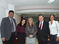 Desa. Ilka Esdra com representantes da OAB-MA
