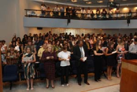 Culto foi prestigiado por magistrados e servidores do TRT-MA, autoridades locais e familiares dos dirigentes do tribunal