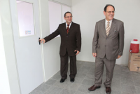 Desembargador James Magno e o juiz Carlos Alberto Zogbi Lontra