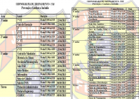 Cronogramas do FAS e TRT