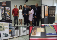 Foto central: Historiador Adan Milhomen, curadora Rosemary de Almeida, juiz Paulo Mont'Alverne e servidores Edvânia Kátia e Jucelino Martins