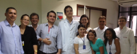 Equipe da Seção de Saúde.