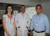 Rafael David Brito (chefe da Seção de Saúde), Bartolomeu Cardoso Feitosa e Wender Silva.