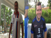 Os medalhistas Marcos Pires e Alysson Frank
