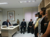 Desembargador James Magno durante leitura de ata da correição