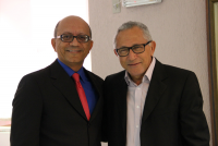 Raimundo Lindoso e o desembargador Luiz Cosmo.
