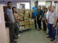 A Coordenadoria de Distribuição e Cadastramento Processual contribuiu com a coleta de 117 kg de papel