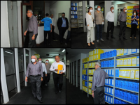 Presidente do TRT visita prédio do Arquivo Geral da JT na Praça Deodoro