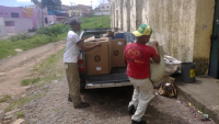 Ascamar recebe o material