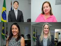 Juízes Bruno Motejunas, Juacema Aguiar; Socorro Almeida e Fernanda Belfort