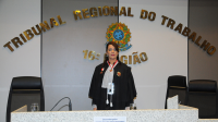 Desembargadora Solange Cristina Passos de Castro Cordeiro.