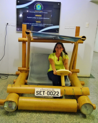 Margareth Morais, do Setor Gráfico, prestigia a campanha.
