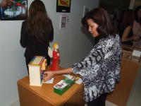 Raimunda Nonata Araújo Teixeira participou do Salão e prestigiou a solenidade de abertura do evento.