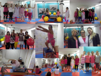 Magistrados e servidores do TRT-MA vestem camisa rosa no Espaço Pilates