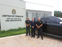 O corregedor entre os agentes Carlos alberto Aguiar e José Marlon