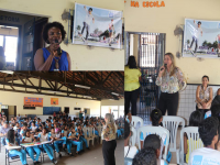 TRT Na Escola encerra atividade de 2014  na Escola Municipal Diomedes da Silva Pereira, em Ribamar