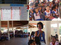 Unidade de Ensino Aquiles Lisboa realiza atividade do programa TRT Na Escola