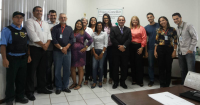 Equipe da Corregedoria e da VT de Açailândia no encerramento da correição