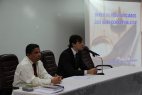 Juiz Bruno Motejunas e o palestrante José Ribamar Chagas abriram 2ª Semana do Servidor do TRT-MA