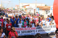 Centenas de estudantes participaram da passeata da Caravana da Liberdade em Codó