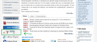 A seta verde aponta a localização do ícone DOINET no site do TRT-MA.