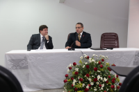 Desembargador James Magno dá as boas-vindas ao desembargador Wolney Cordeiro