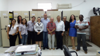 Magistrados e servidores homenagearam o servidor que se aposentou em março