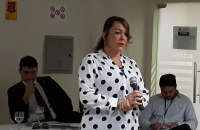 Desembargadora Solange Castro Cordeiro se reuniu com os juízes durante a V Semana de Formação de Magistrados