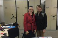 Juíza Ádria Braga e a Desembargadora Solange Cordeiro